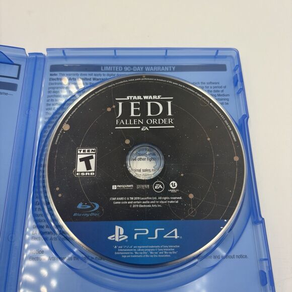 Star Wars Jedi: Fallen Order (Sony PlayStation 4, 2019) PS4 Complete +Insert CIB - Picture 4 of 4